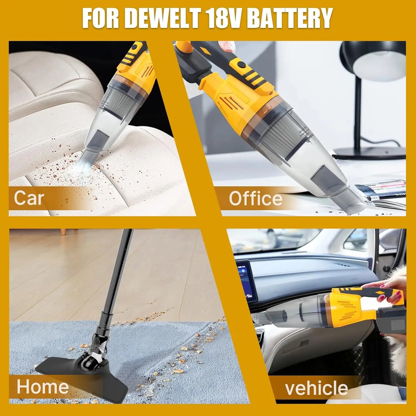 Cordless Vacuum Cleaner 3 in 1 Handheld Blower for Home