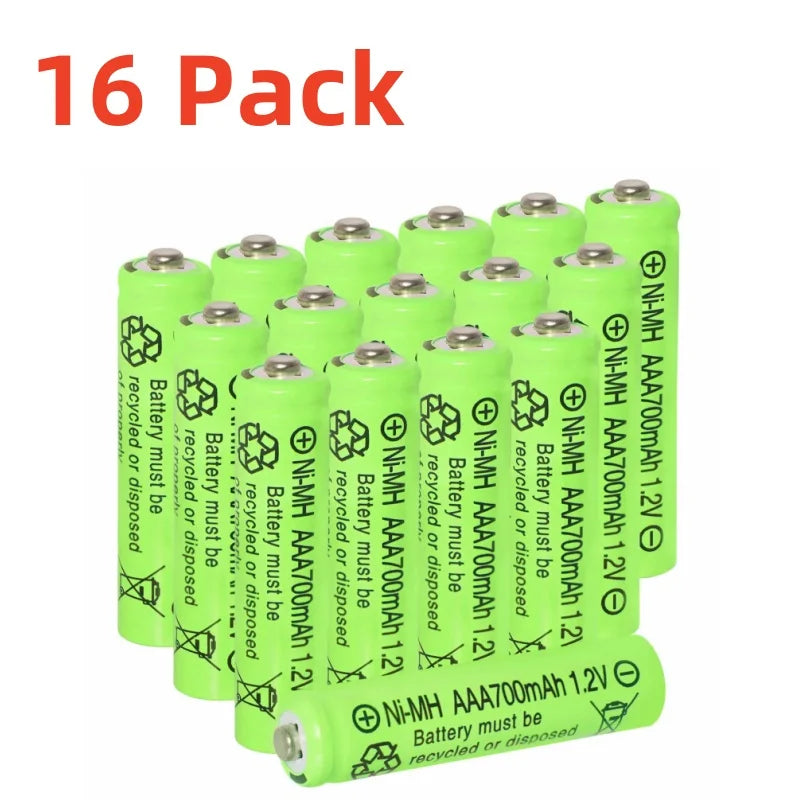 High Capacity AAA Rechargeable Batteries for Solar Lights