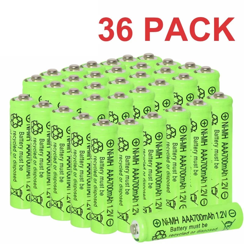 High Capacity AAA Rechargeable Batteries for Solar Lights