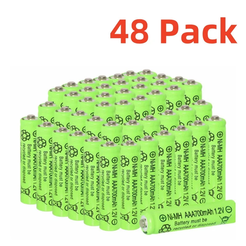 High Capacity AAA Rechargeable Batteries for Solar Lights