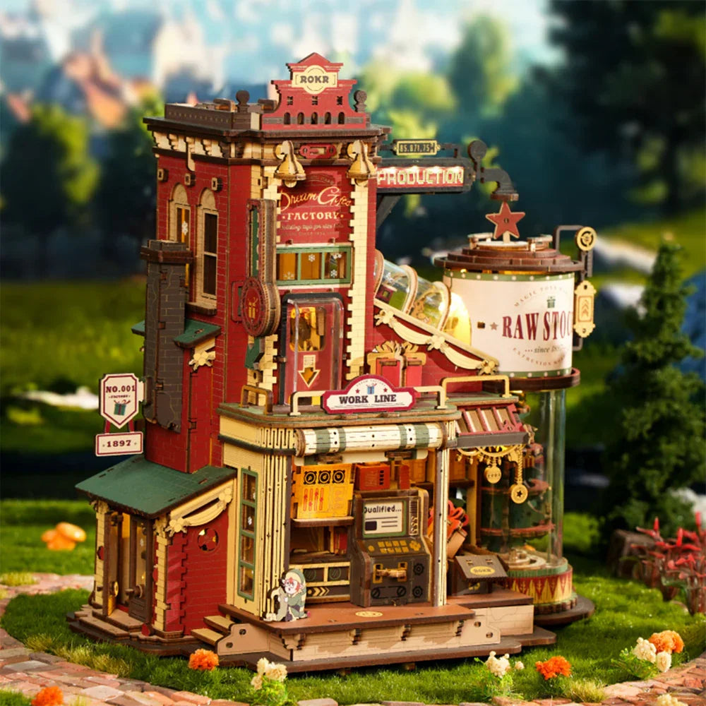 Robotime Rokr Dream Factory 3D Wooden Puzzle Music Box