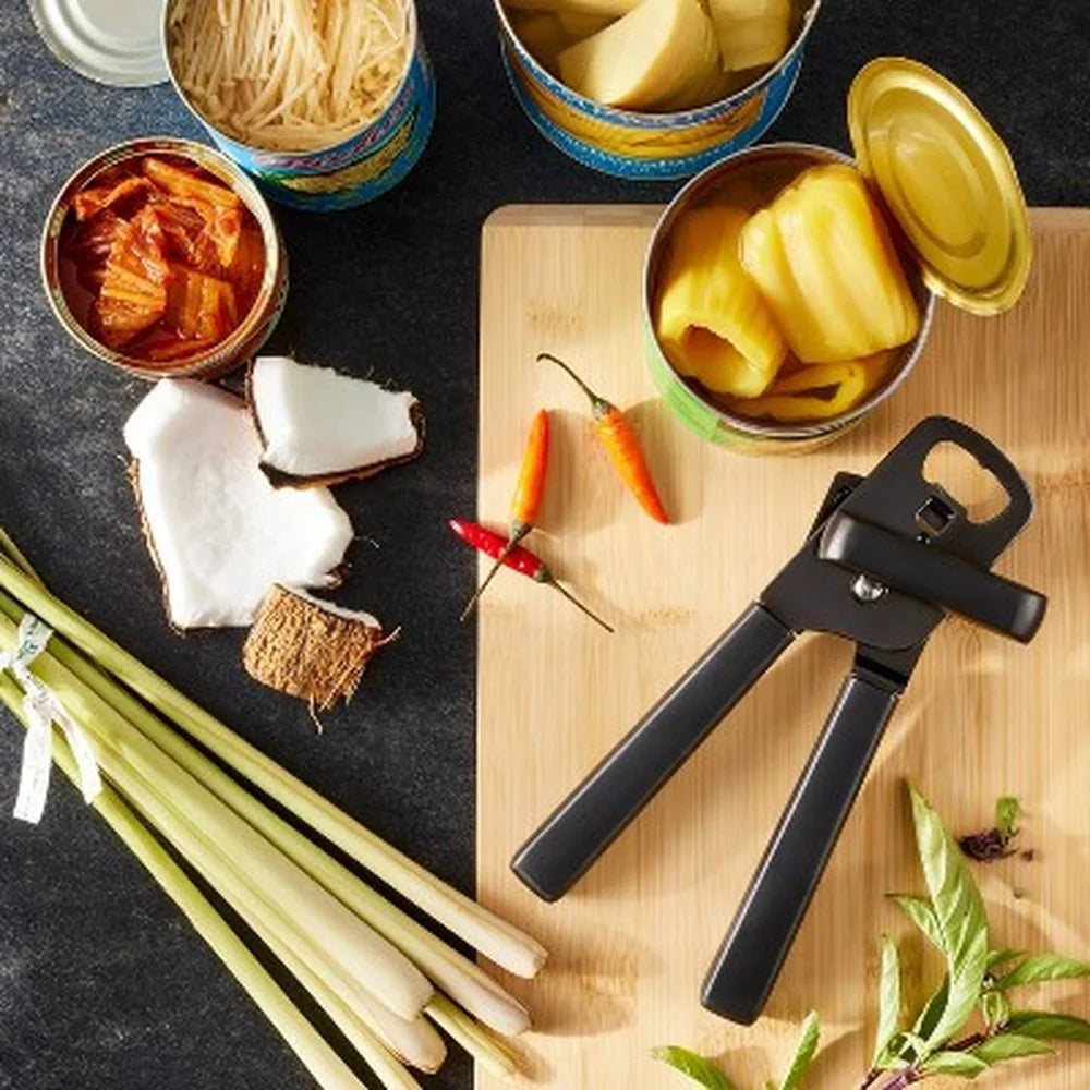 Stainless Steel Manual Can Opener With Bottle Opener