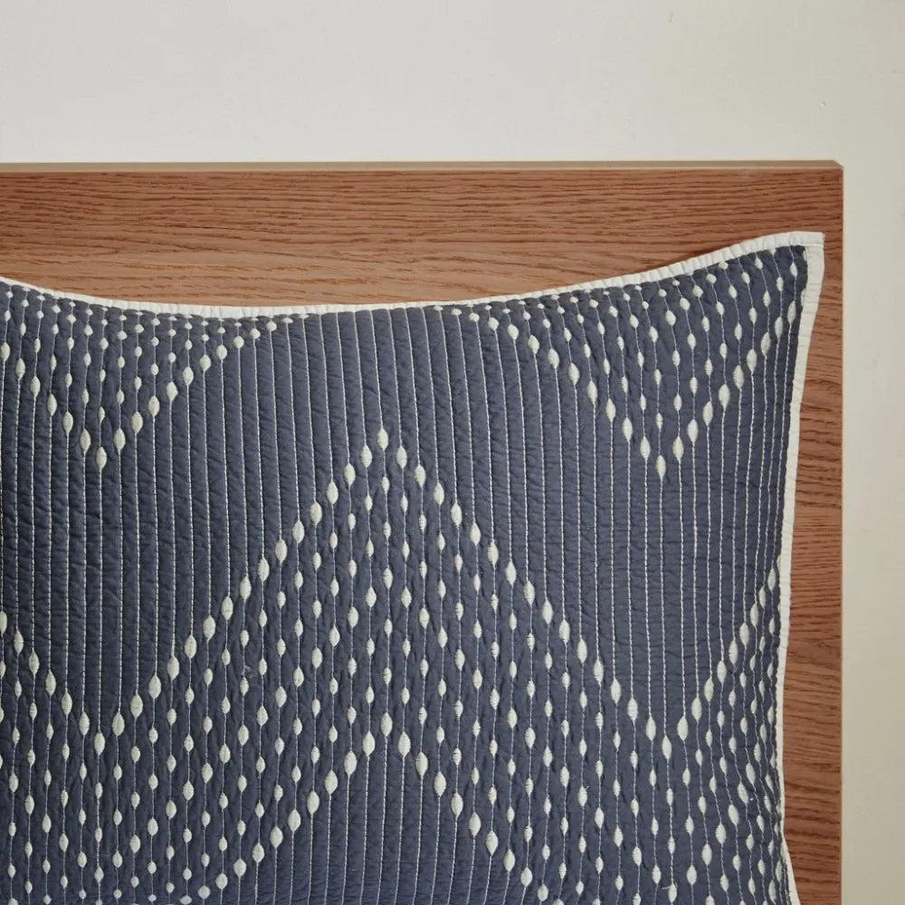 Embroidered Cotton Quilt Set for Cozy Home Decor