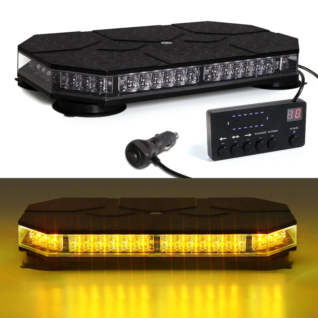 LED Car Roof Top Strobe Lights Emergency Warning Beacon