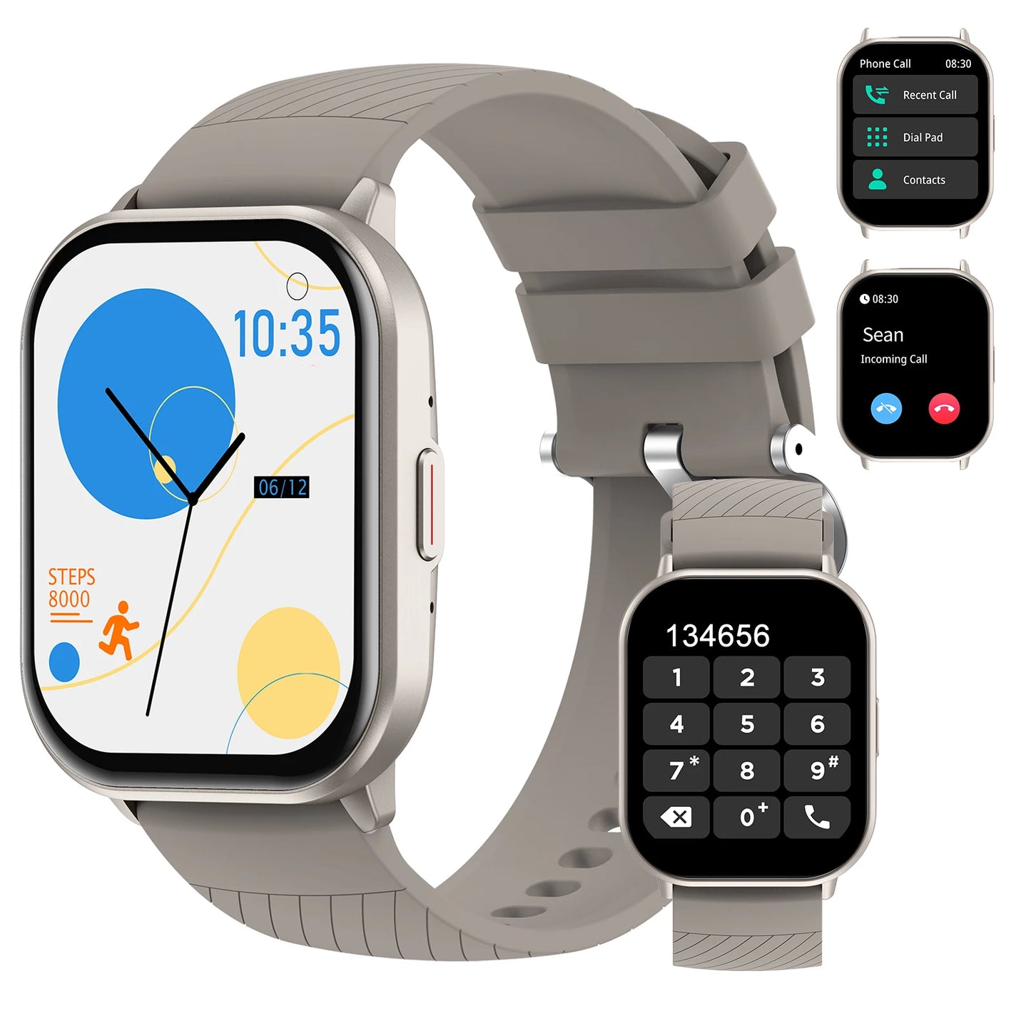 Smart Watch With Calling And SMS Reminder For All Smartphones
