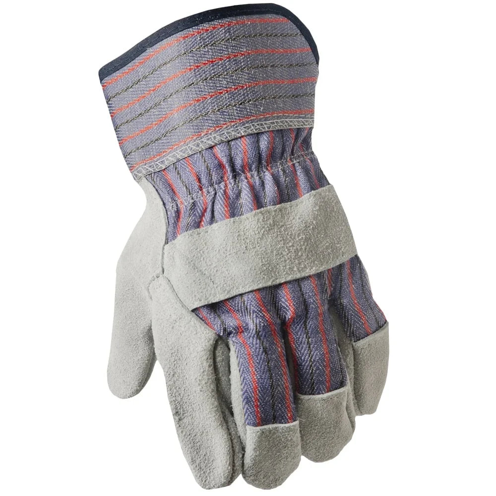 Durable Leather Palm Gardening Gloves Unisex Heavy Duty