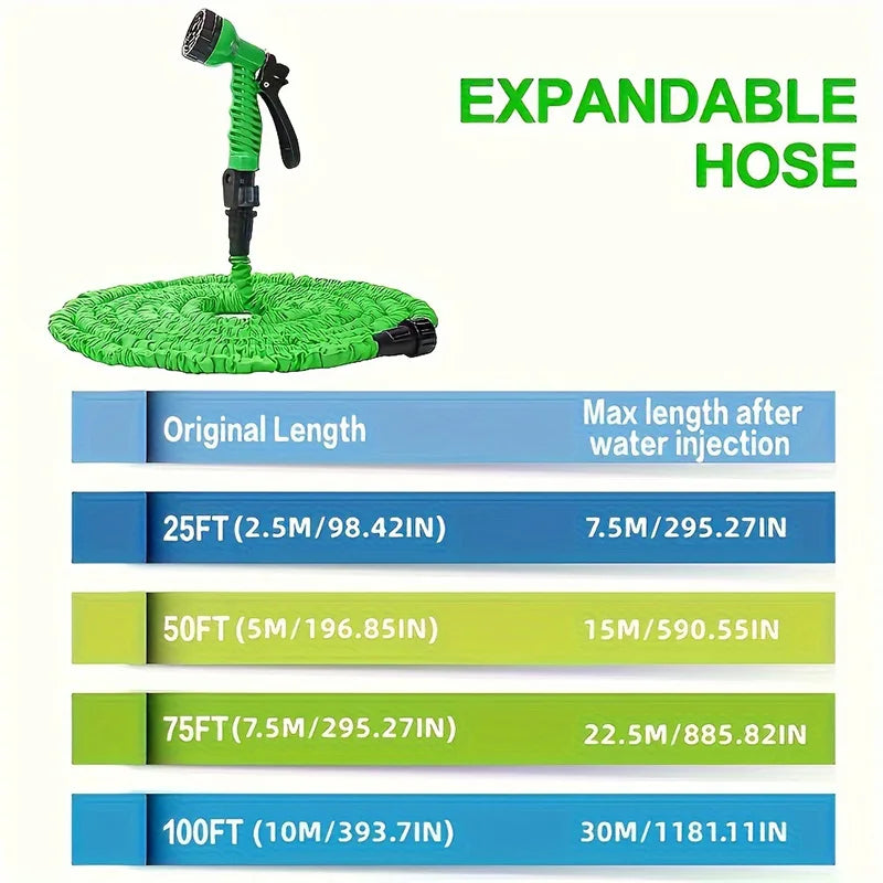 Flexible Expandable Garden Water Hose for Easy Watering Tasks