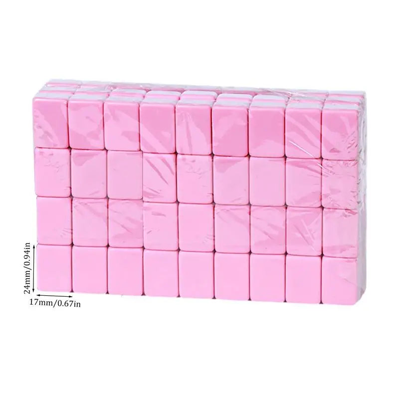 Portable Mahjong Set with Large Storage Bag for Family Fun