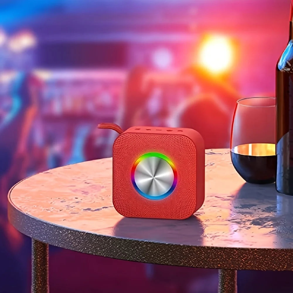 Portable Waterproof Bluetooth Speaker with TWS Stereo Sound
