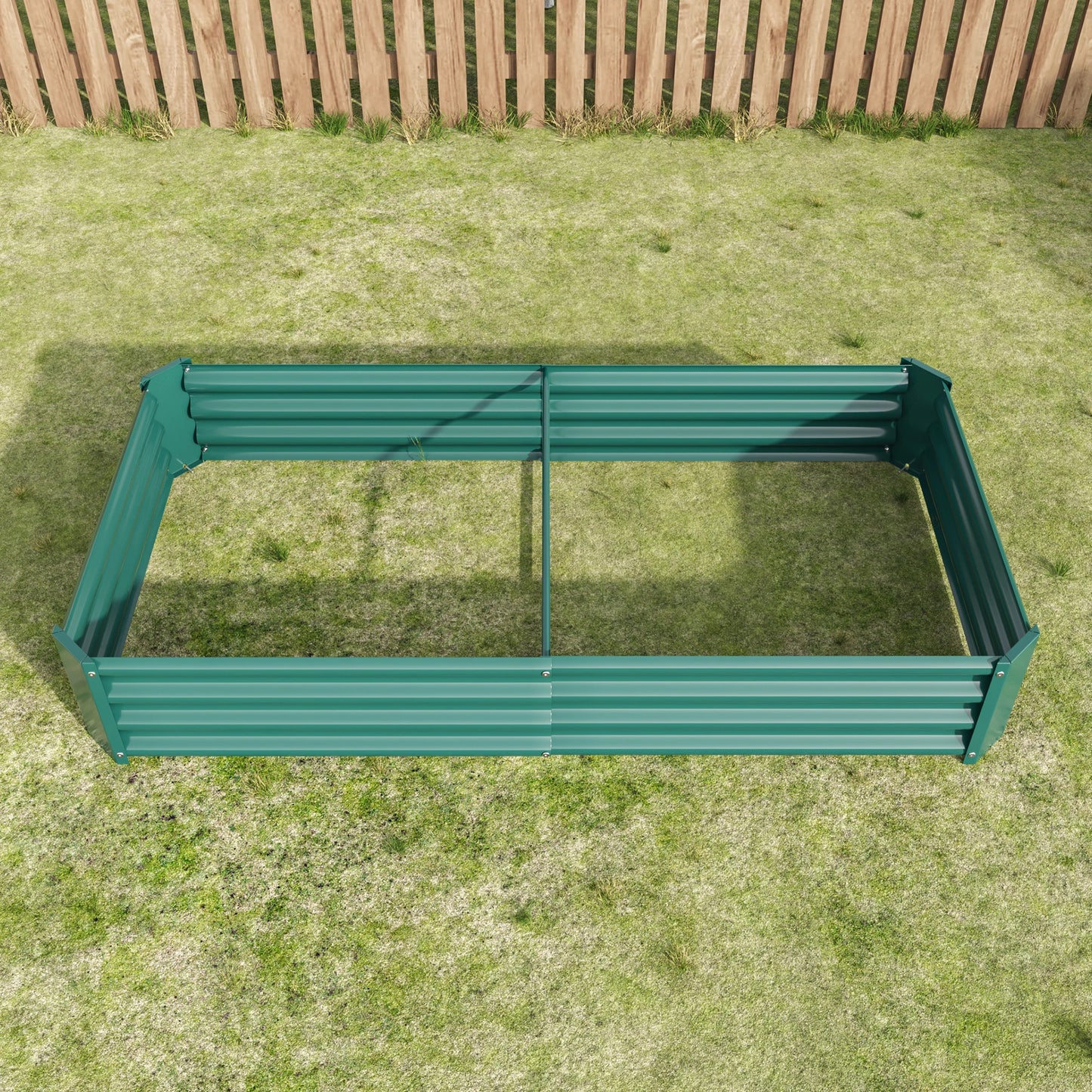 Metal Raised Garden Bed for Plants and Vegetables Outdoors