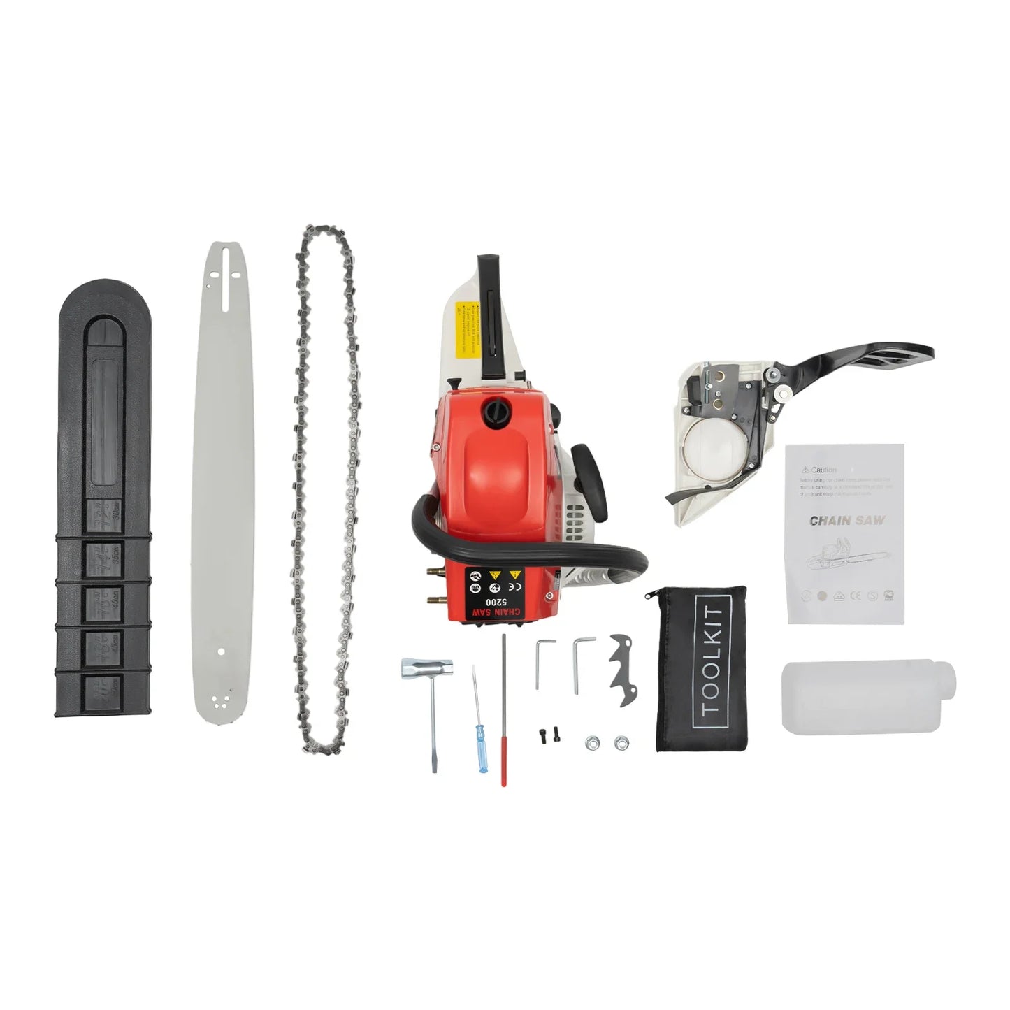 Gas-Powered Chain Saw for Effortless Wood Cutting and Pruning