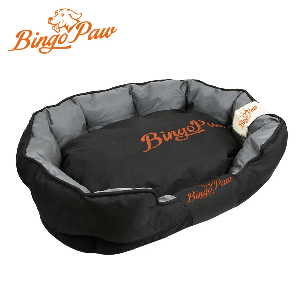 Soft Waterproof Dog Bed With Removable Cushion Oxford Cover