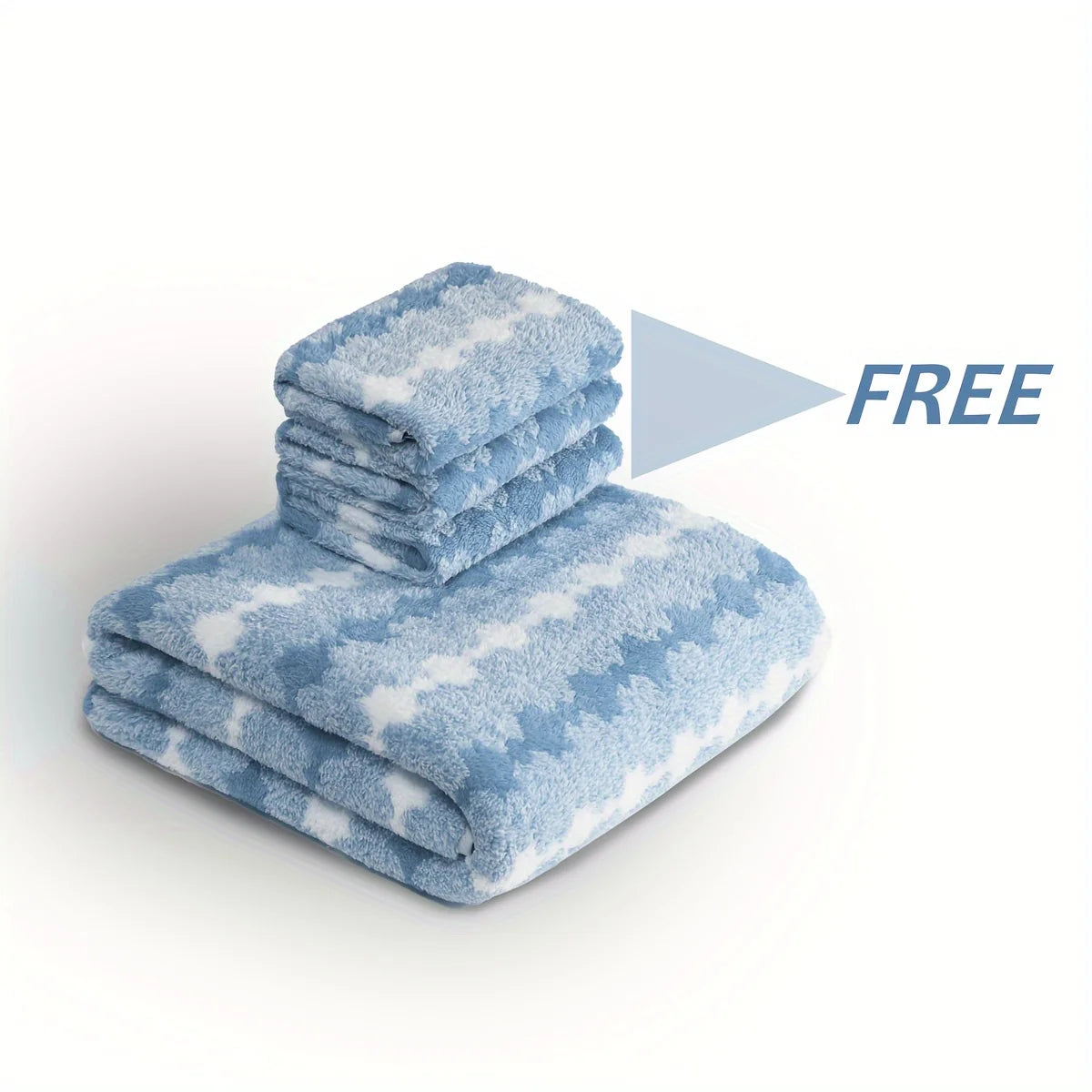 Soft Absorbent Cotton Towel Set Quick Dry Durable Washcloths
