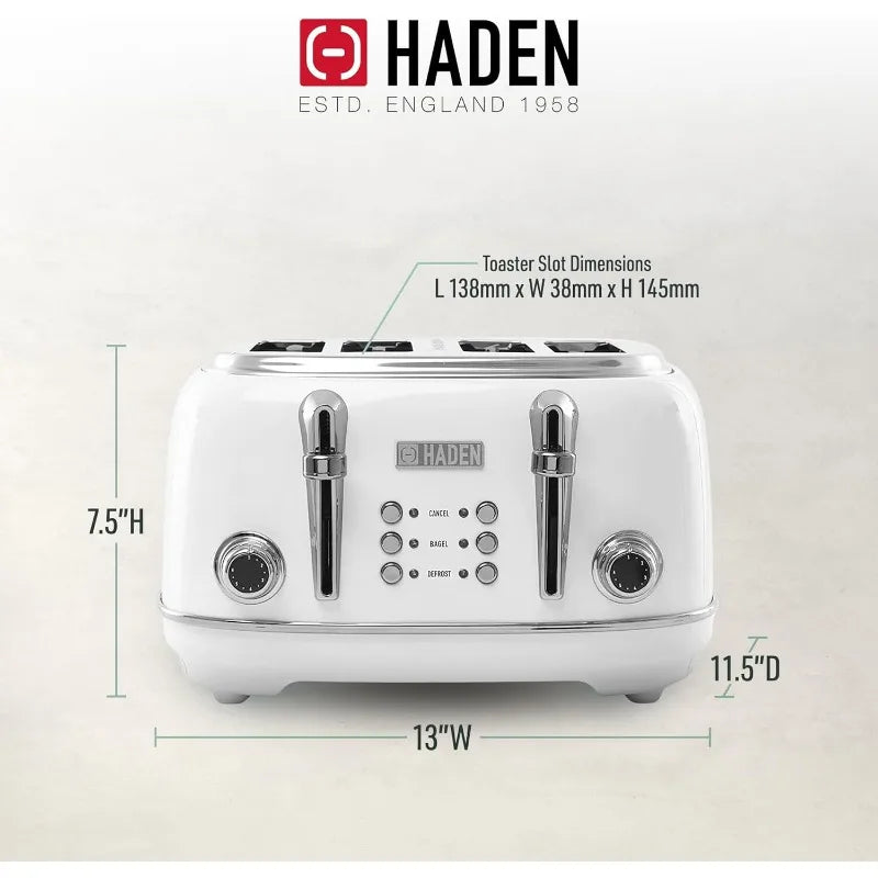 Heritage Stainless Steel Toaster With Extra Wide Slots