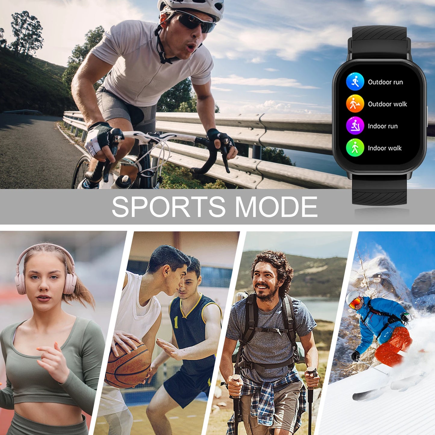 Smart Watch With Calling And SMS Reminder For All Smartphones