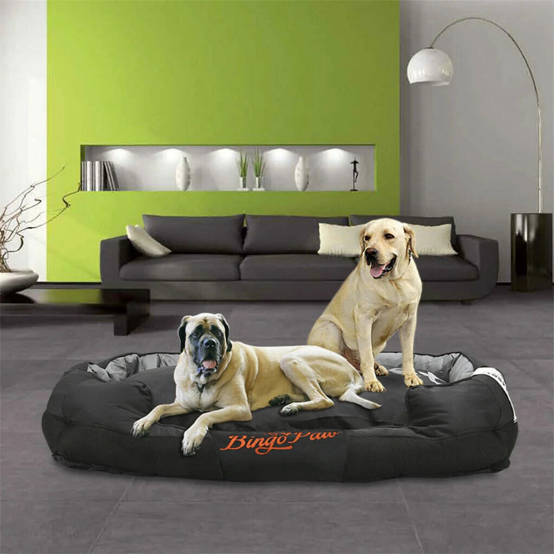 Soft Waterproof Dog Bed With Removable Cushion Oxford Cover