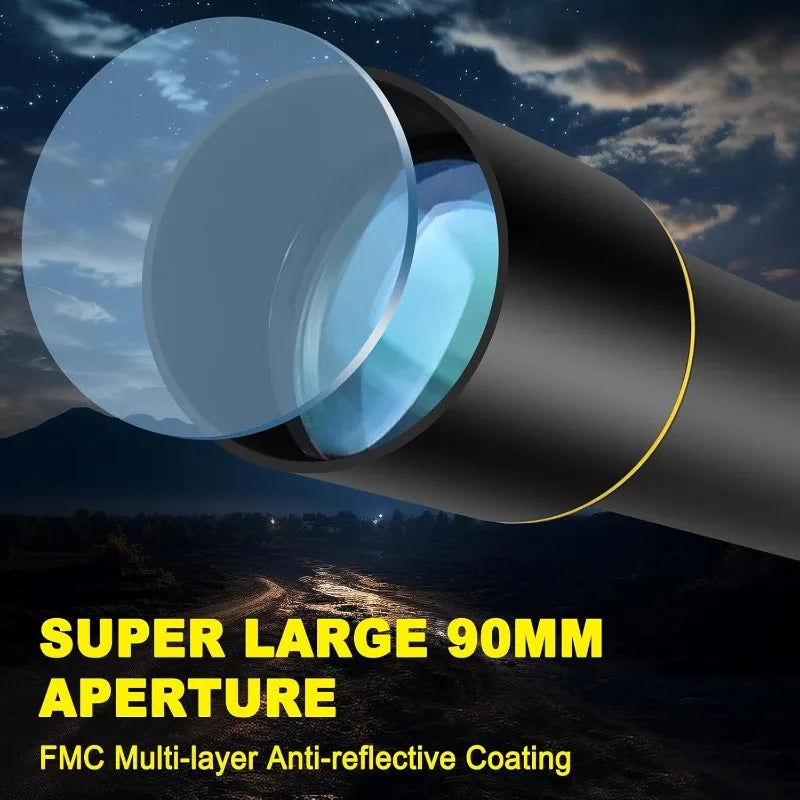 High Powered Telescope for Beginners and Kids with Tripod Adapter