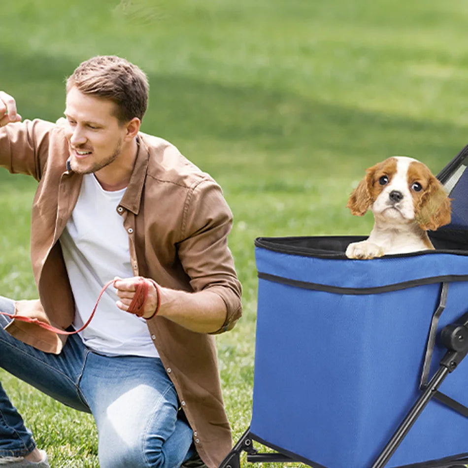 Pet Stroller For Dogs And Cats Travel With Ease