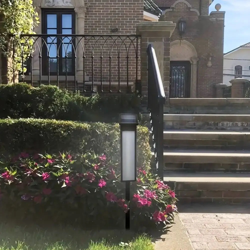 Solar Powered House Number Sign With Smart Light Control