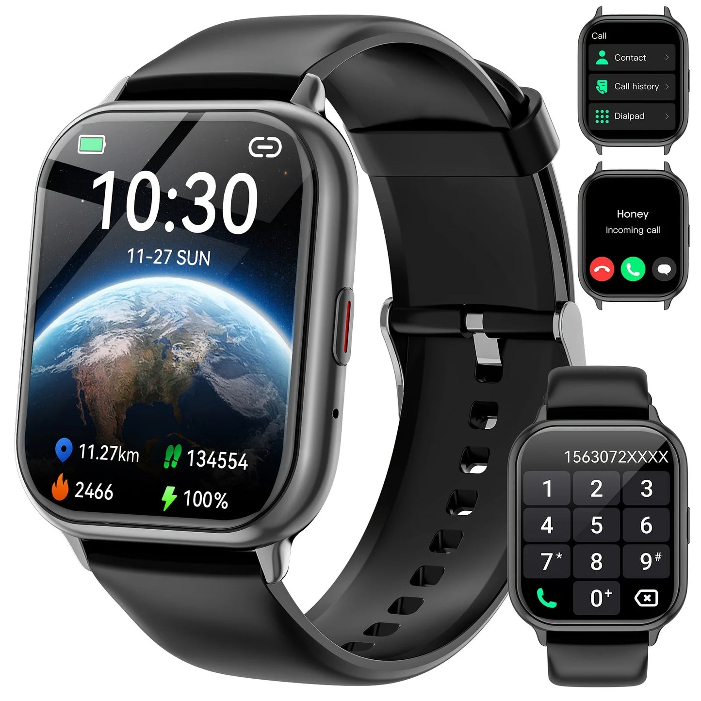 Smart Watch With Calling And SMS Reminder For All Smartphones