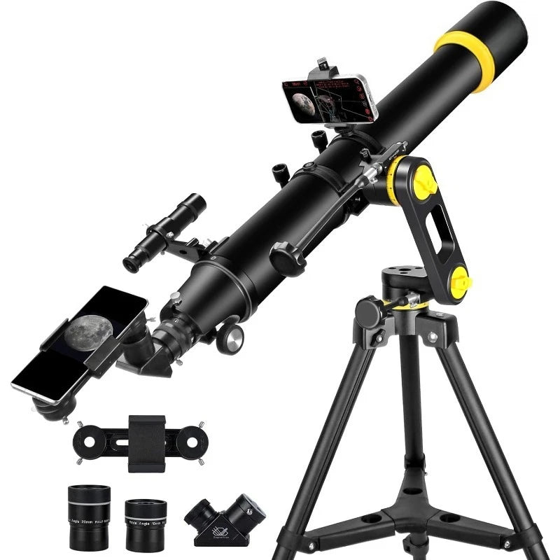 High Powered Telescope for Beginners and Kids with Tripod Adapter
