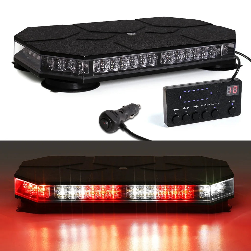 LED Car Roof Top Strobe Lights Emergency Warning Beacon