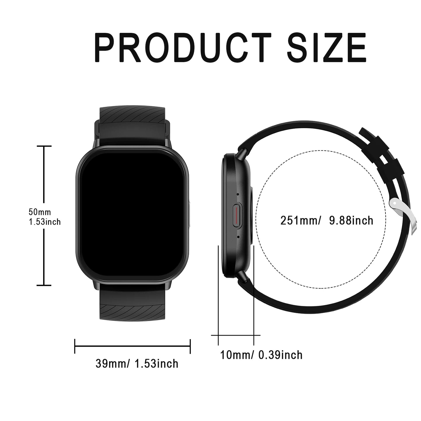 Smart Watch With Calling And SMS Reminder For All Smartphones
