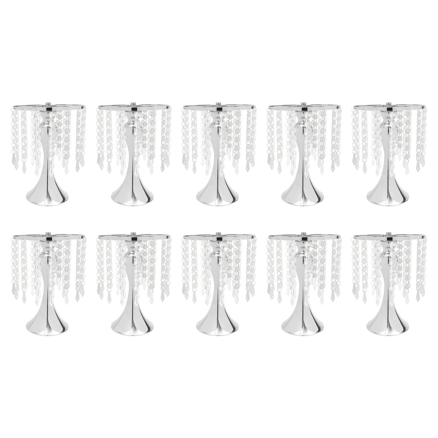Crystal Flower Centerpiece Stand For Elegant Wedding Decor