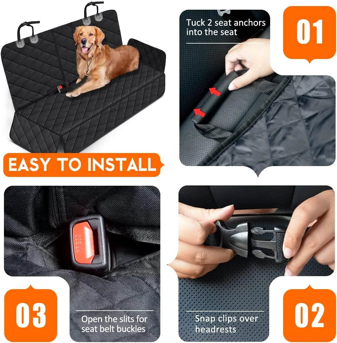 Dog Car Seat Cover for Ultimate Pet Protection and Comfort