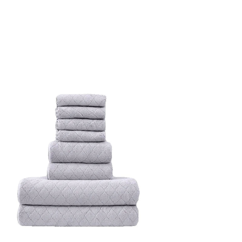 Luxury 8 Piece Cotton Towel Set for Ultimate Comfort