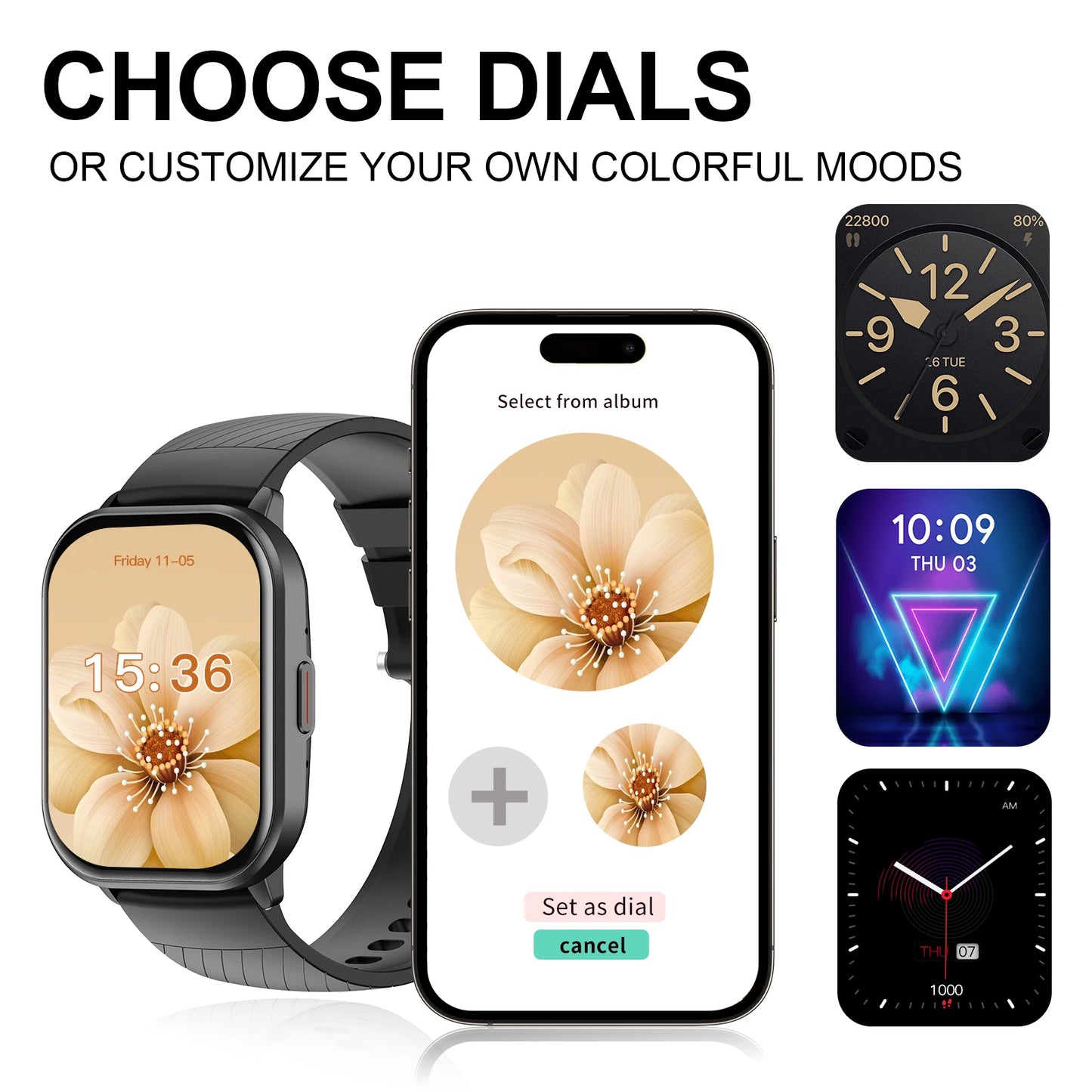 Smart Watch With Calling And SMS Reminder For All Smartphones