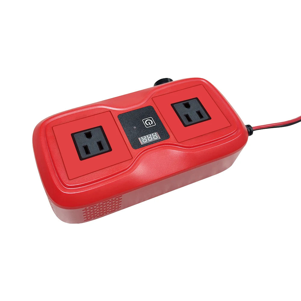 200W Car Inverter DC To AC Power Converter With Fast Charging