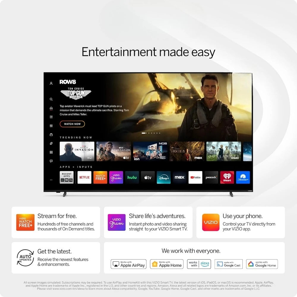 Smart TV with 1080p Full HD and Voice Control Features