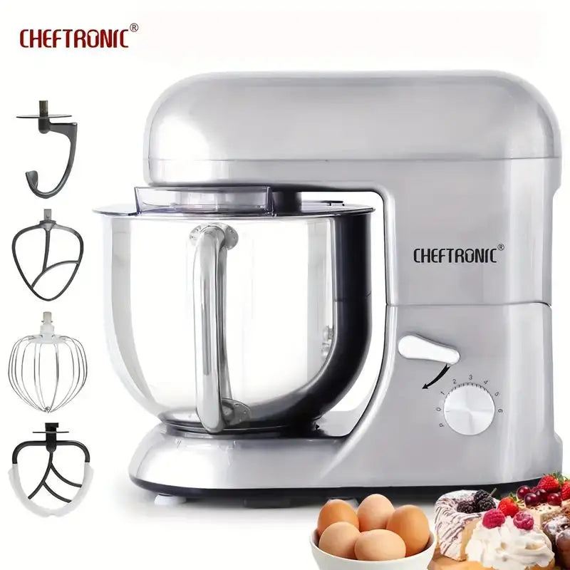 Cheftronic Six Speed Stand Mixer With Stainless Steel Bowl