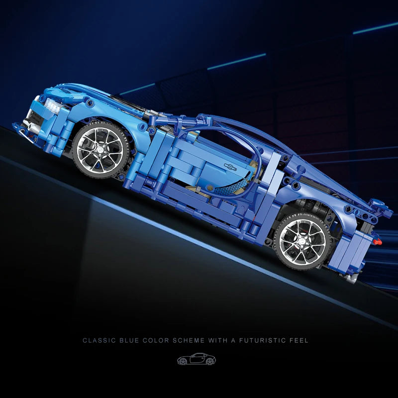 Bugatii Sports Car Building Blocks Set for Kids Playset