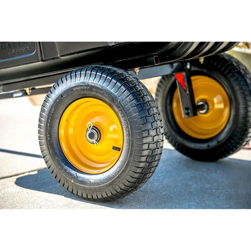 Heavy Duty Lawn Trailer for ATV and Garden Tool Hauling
