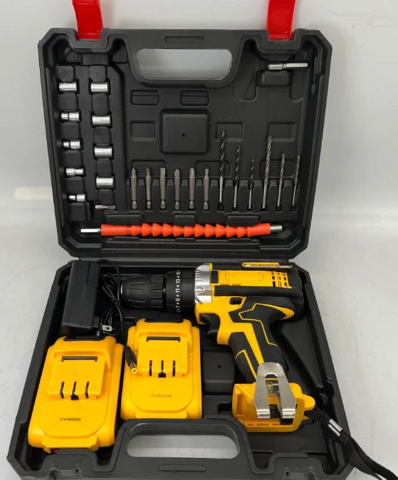 Rechargeable Electric Hand Drill and Screwdriver for Household Use