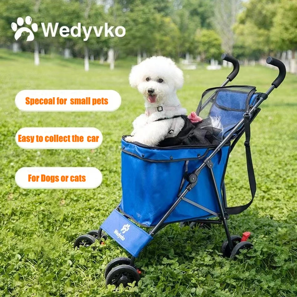 Pet Stroller For Dogs And Cats Travel With Ease