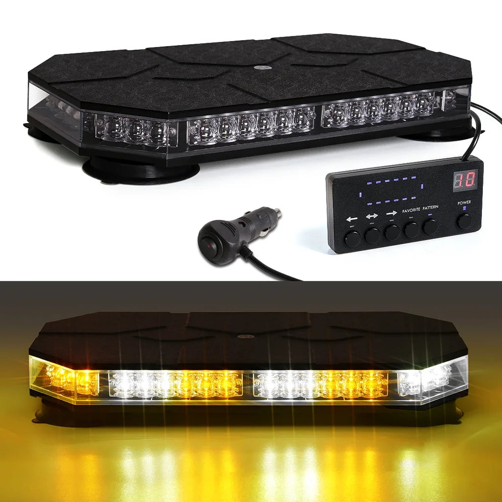 LED Car Roof Top Strobe Lights Emergency Warning Beacon