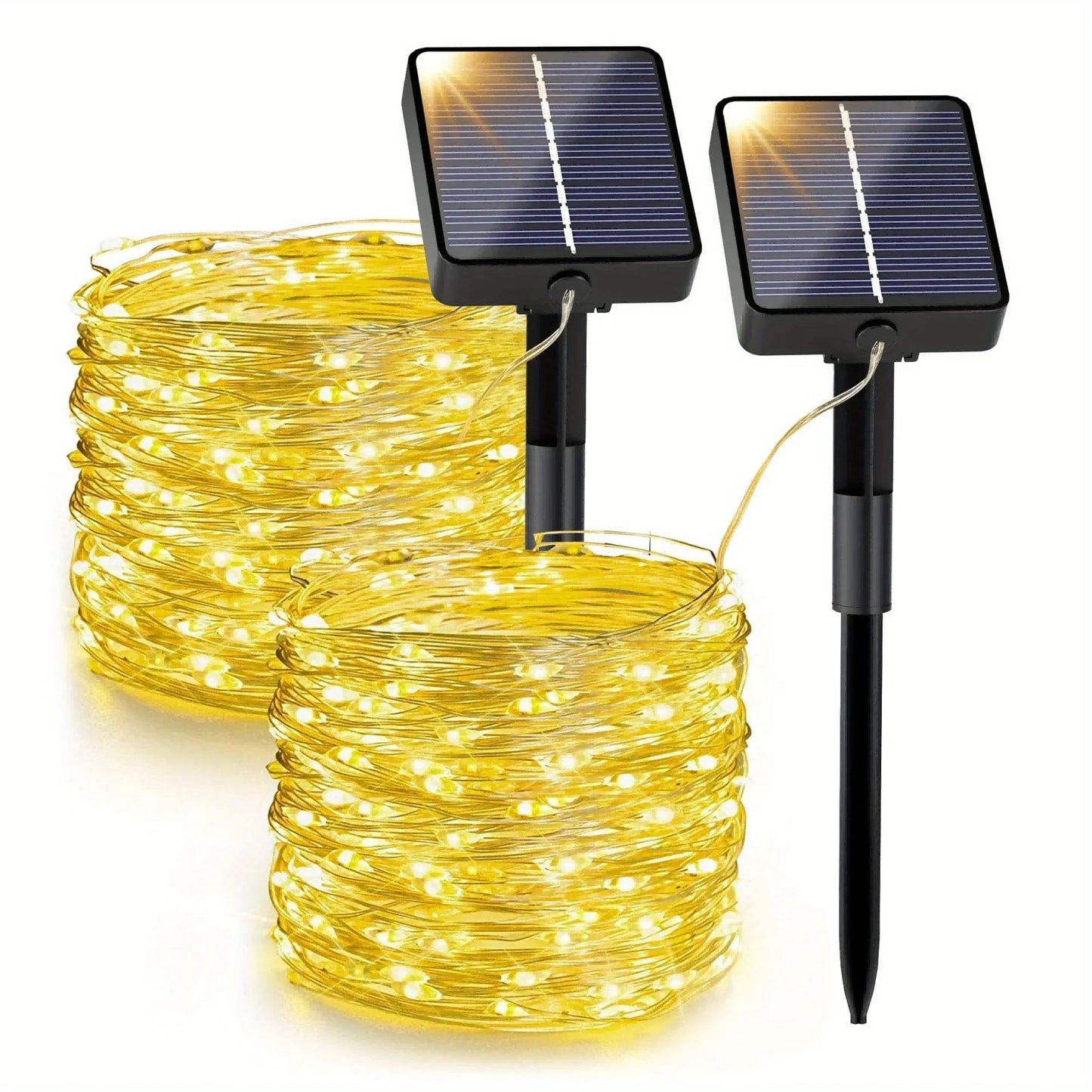 Solar String Lights Outdoor Waterproof Fairy Lights for Gardens
