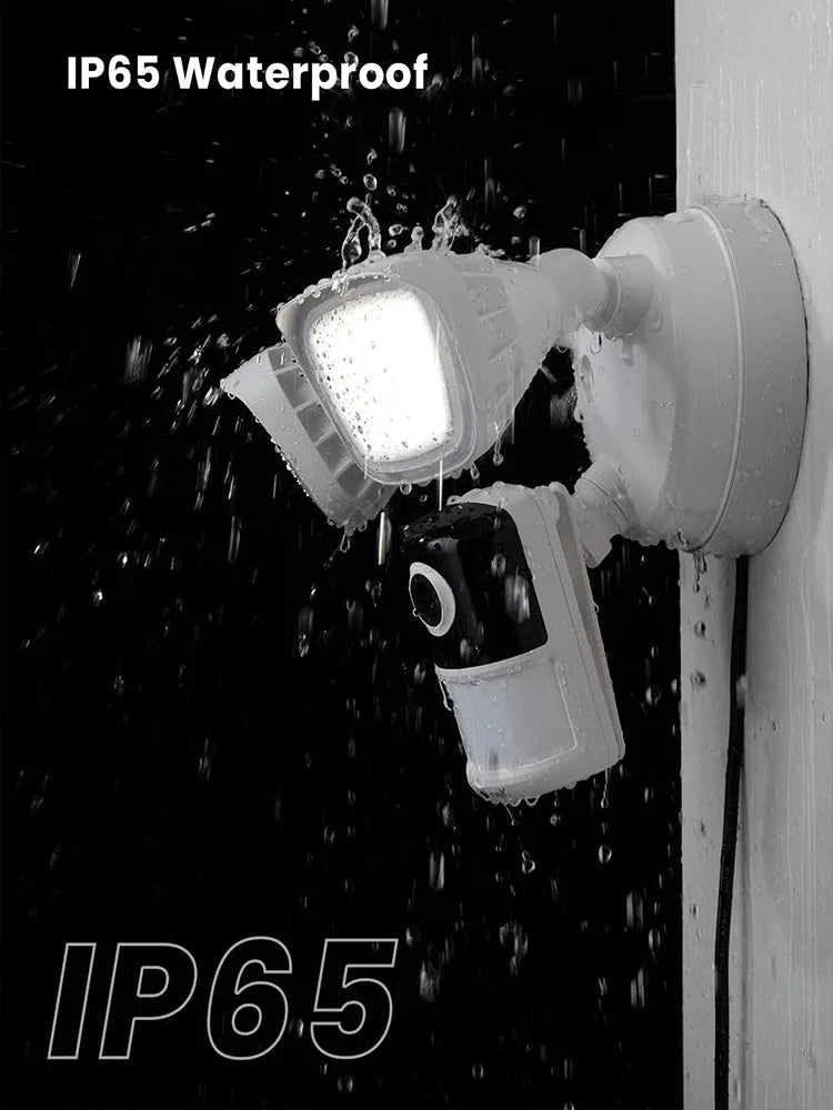 IeGeek 2K Wired Floodlight Security Camera with Motion Detection