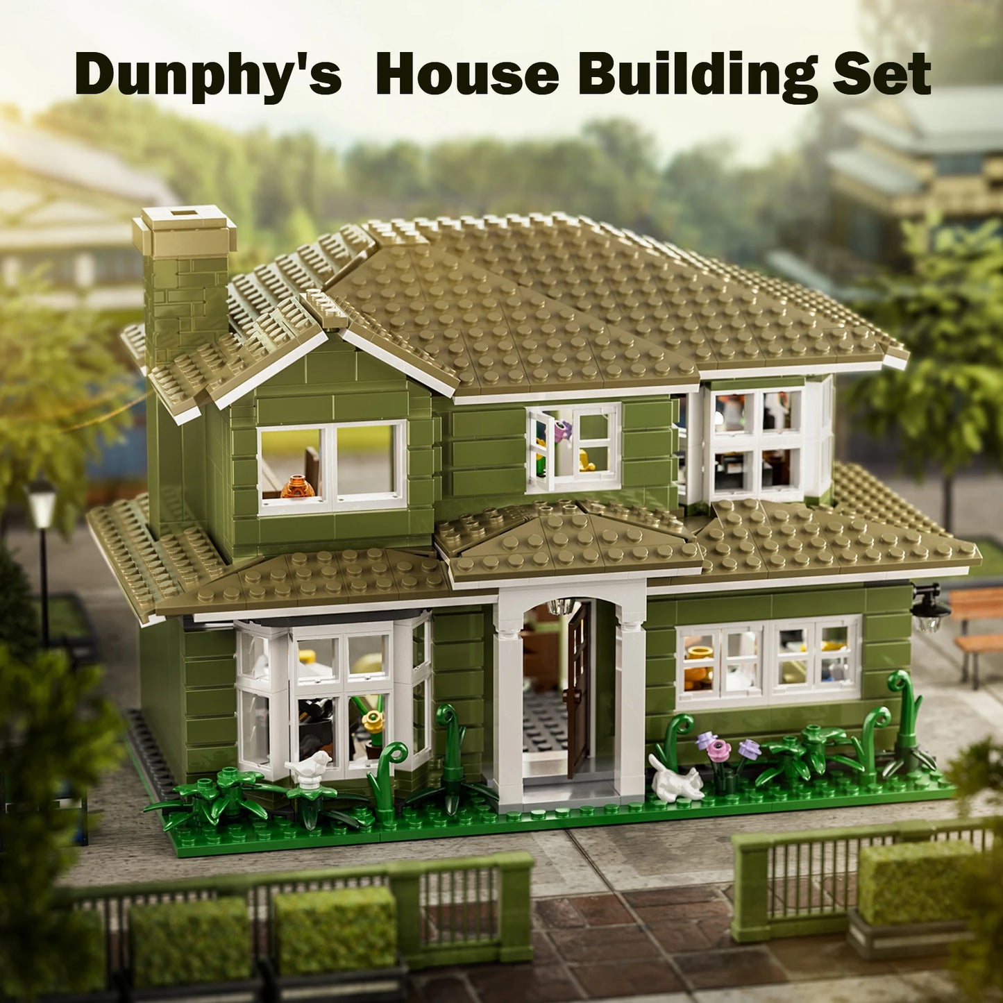 Dunphy House Building Blocks Set For Creative Family Fun