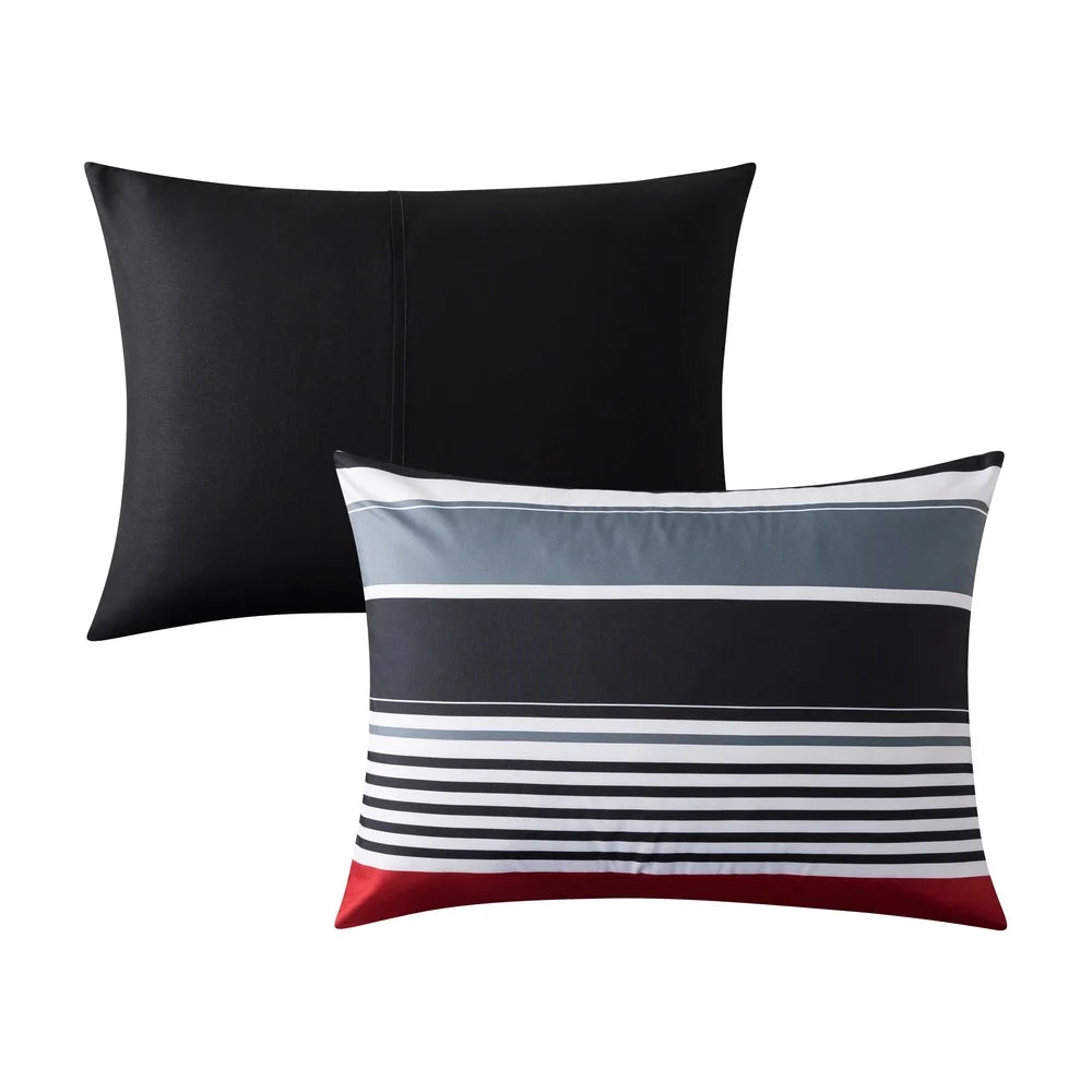 Reversible Bedding Set with Comforter Sheets and Pillowcases
