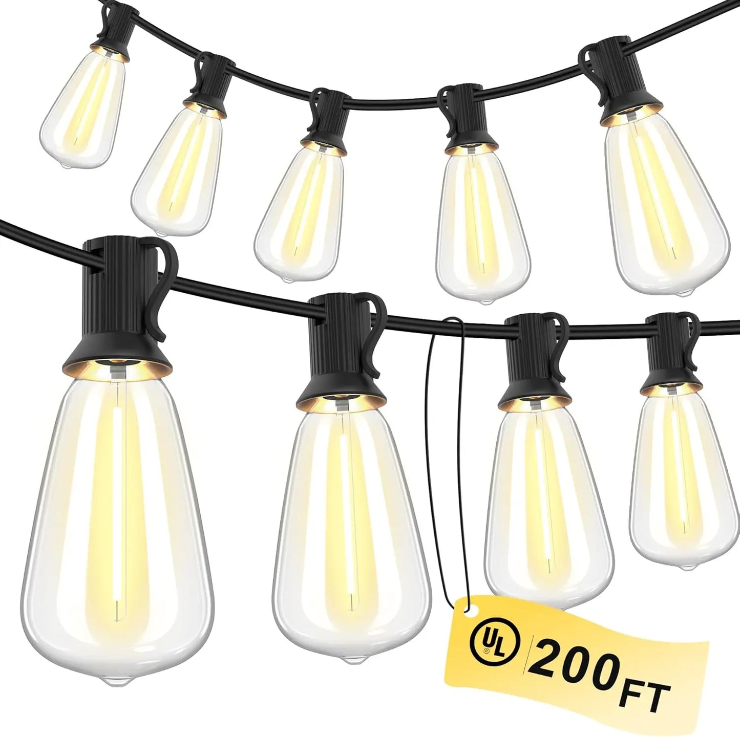 LED Outdoor String Lights Waterproof Dimmable Patio Lighting Solution
