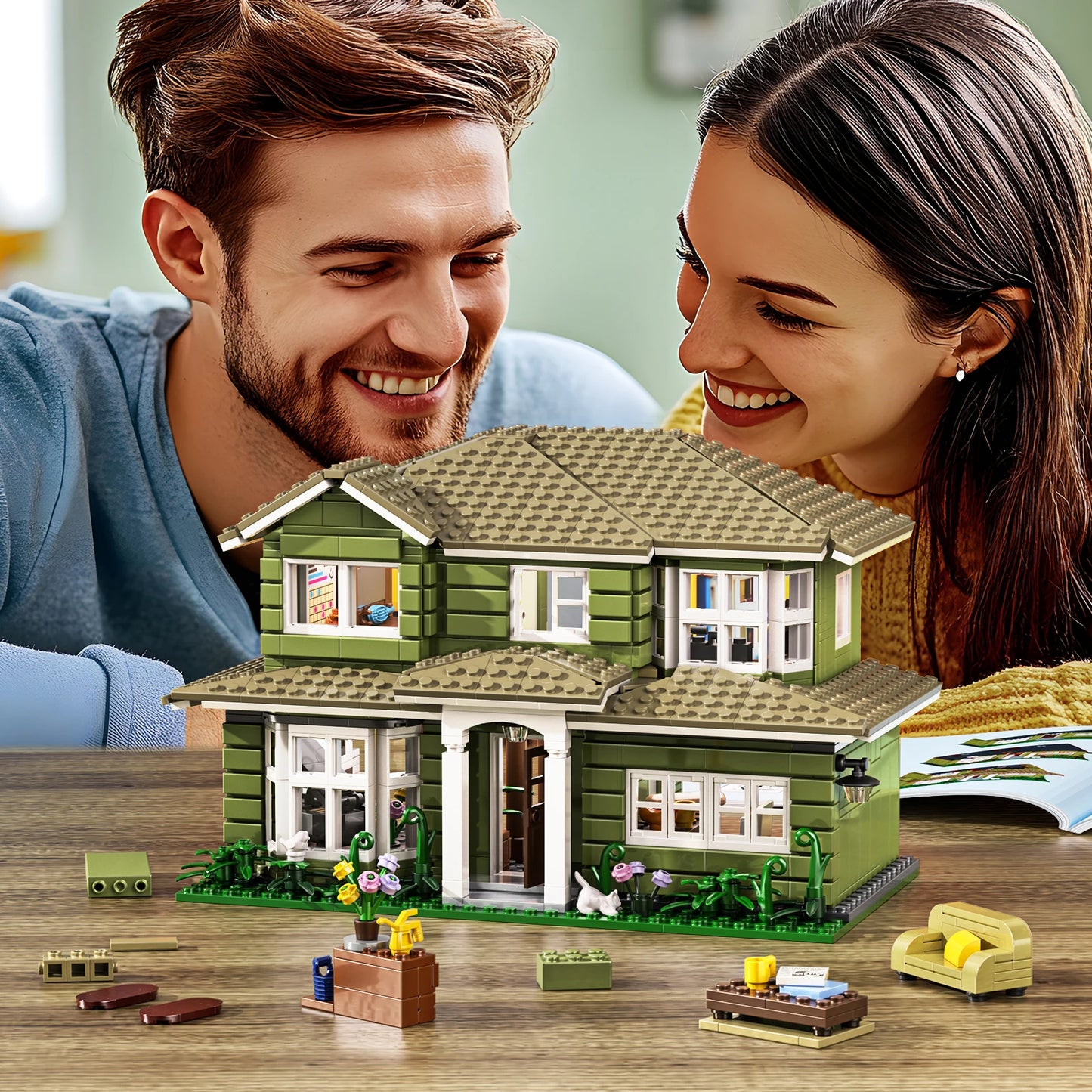 Dunphy House Building Blocks Set For Creative Family Fun