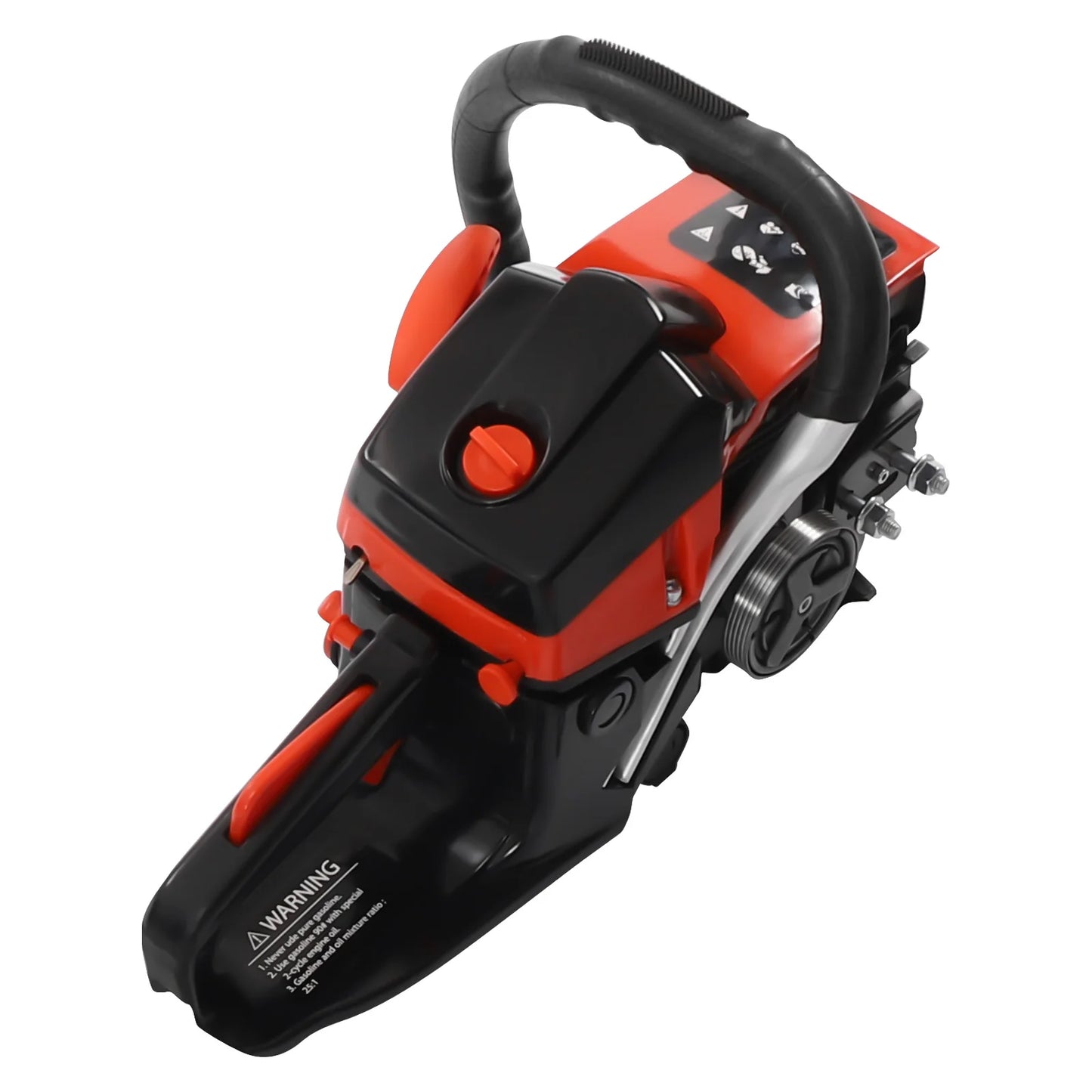 Gasoline Powered Chainsaw for Effortless Wood Cutting in Garden