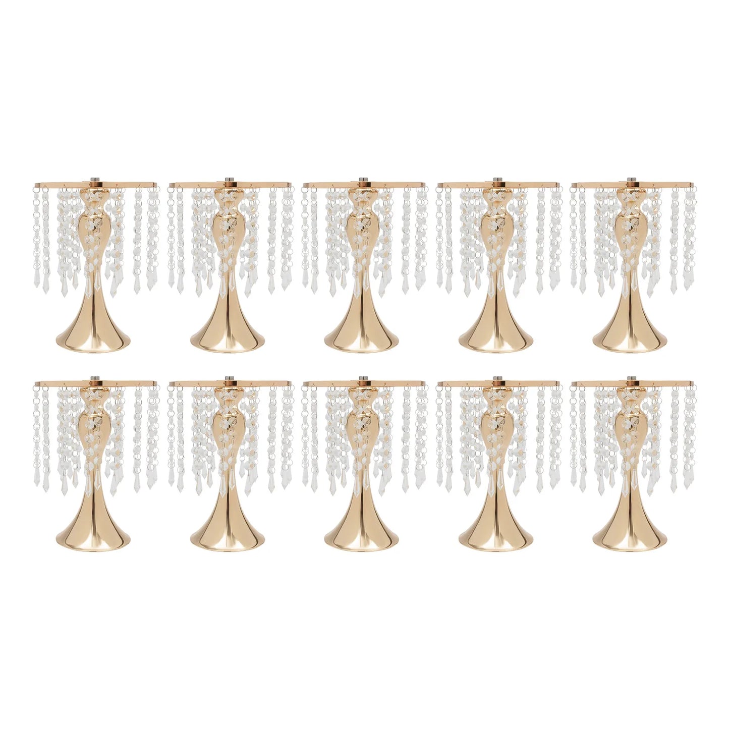 Crystal Flower Centerpiece Stand For Elegant Wedding Decor
