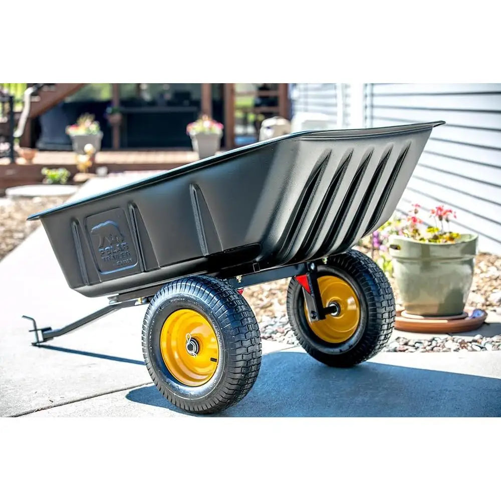 Heavy Duty Lawn Trailer for ATV and Garden Tool Hauling