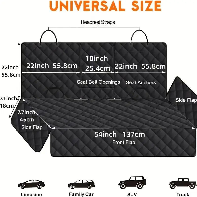 Dog Car Seat Cover for Ultimate Pet Protection and Comfort