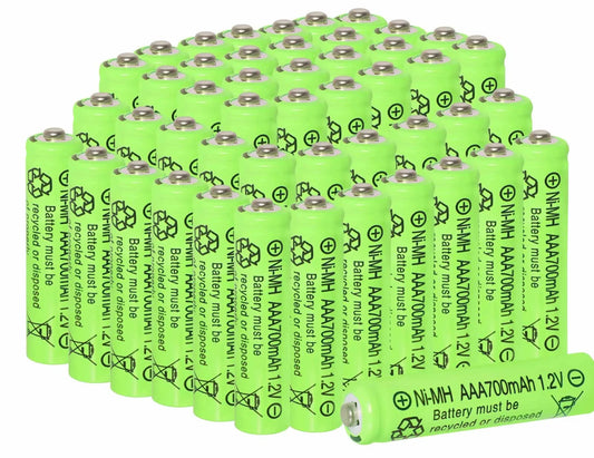 High Capacity AAA Rechargeable Batteries for Solar Lights